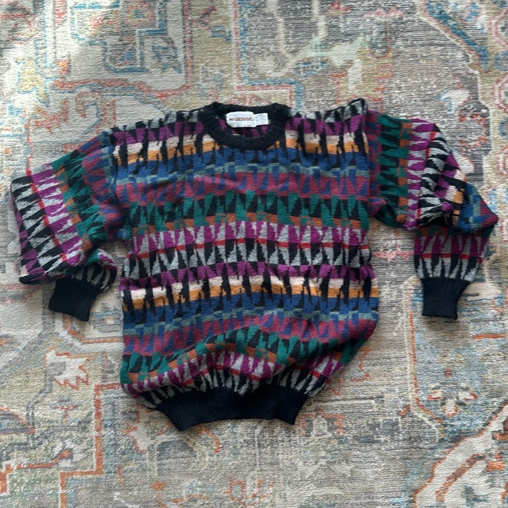 McGreggor Men’s Geometric Printed Sweater - L